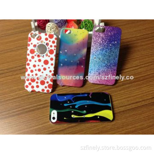 Crystal Case for iPhone 5/5S, IML with Crystal, Unique Design, Fresh and Beautiful